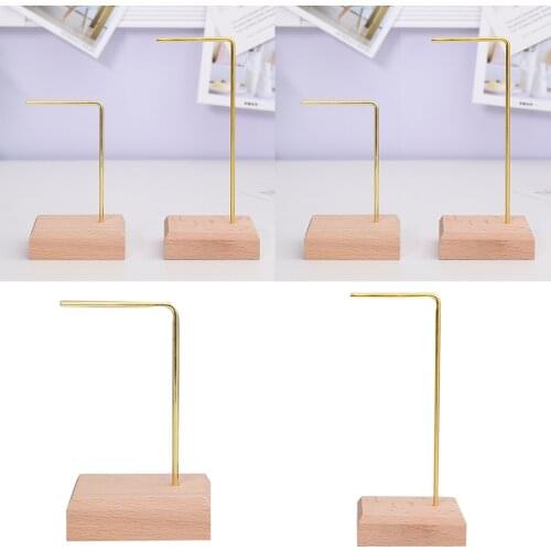 Jewelry Stand Pendant Earrings Organizer Metal Rack Holder Storage Tray Showcase Display Jewelry Holder with Detachable Stand