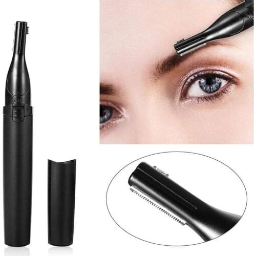 Portable Mini Electric Eyebrow Trimmer Eyebrow Scissors Women Body Shaver Body Hair Epilator Hair Shaving Eyebrow Blade Razor