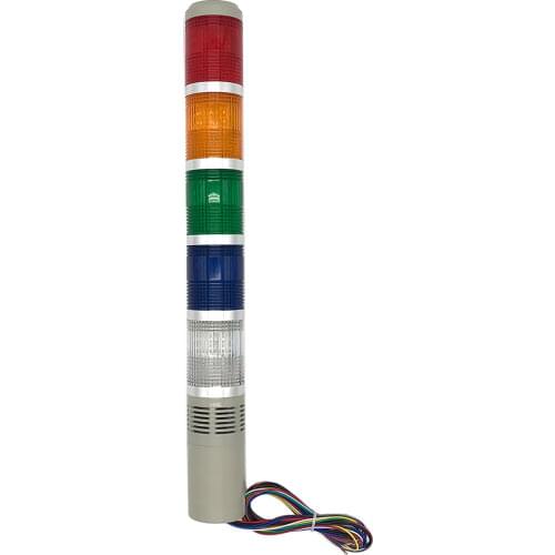 CNWX 35mA Current Industrial Multi-Layer LED Tower Signal Strobe Caution Light MA50-5W-D-J