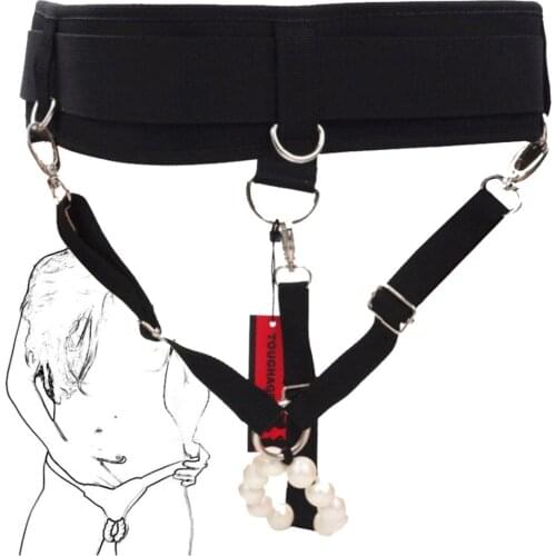 Toughage Pearl Panties Big Waist Belt Bead Stimulating Massage Underwear Fetish Fantasy Sex Toys For Woman Flirting Bondage Suit