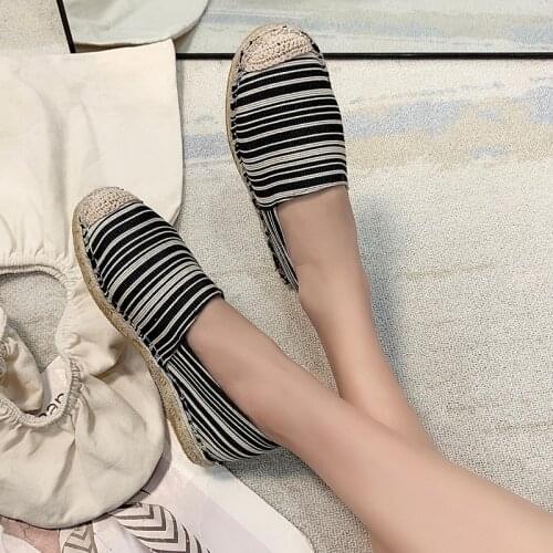 Women Flats Ballerina Shoes Slip On Casual Lady Canvas Shoes Loafers Breathable Female Footwear Zapatos Muje