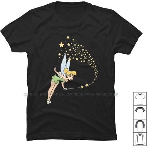 Magic T Shirt 100% Cotton Tinker Magic Fairy Mist Fawn Bell Pan Ink St