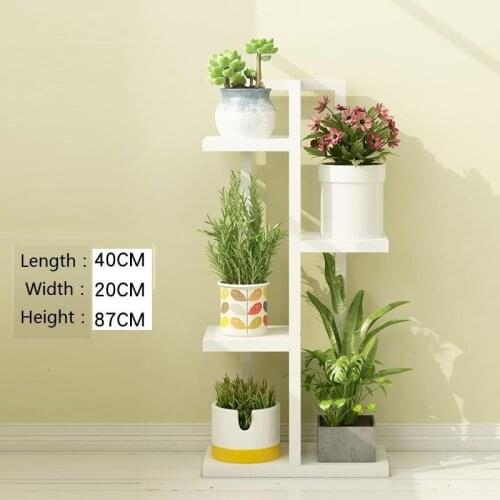Urbano Madera Suporte Flores Plantenrekken Ladder Garden Shelves For Outdoor Stand Balcony Flower Rack Dekoration Plant Shelf