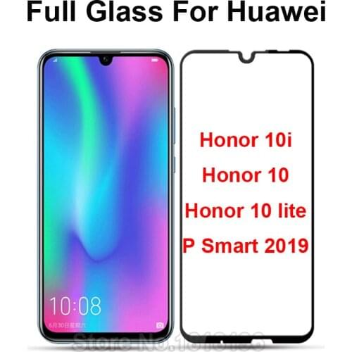 Honor 10i Glass Screen Protector Tempered Glass Huawei Honor 10i HRY-LX1T HRY-LX1 Honor 10 Lite Huawei P Smart 2019 Full Glass