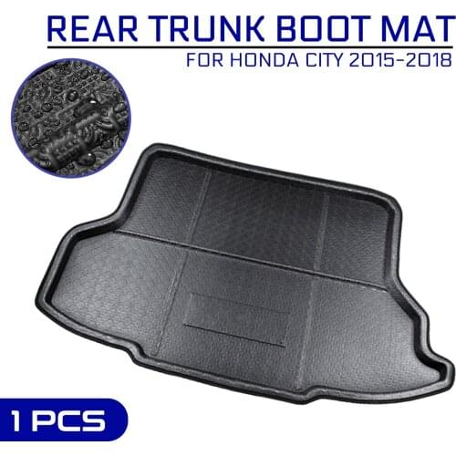 Car Rear Trunk Anti-mud Cover Carpet Floor Mat For Honda CITY 2015 2016 2017 2018