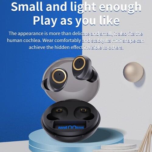 D3 Bluetooth-compatible 5.0 Earphones 640 Hour Charging Box Wireless Headphone Stereo Sports Waterproof Headsets With Microphone