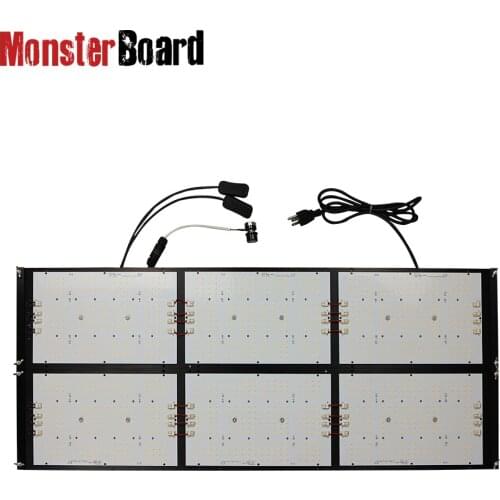 Geeklight pre -assemble 600w monster board v4 plus samsung lm301h+cree+lg led grow lights for grow tent