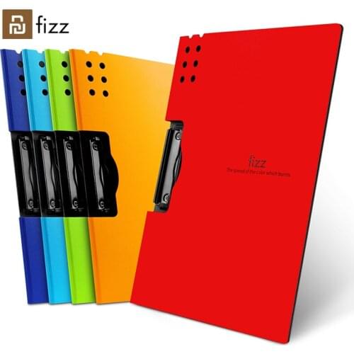 Fizz Horizontal A4 Folder Matte Texture Portable Pad Portable Pen Tray Thicken Briefcase School Office Supplies