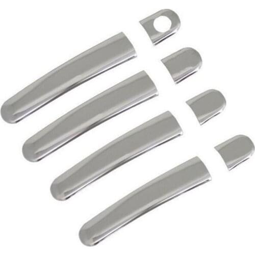 For Skoda Octavia A5 Chrome Handle Cover Trim Set Octavia Ii 2 2005-2013 2006 2007 2009 2010 Car Accessories Sticker Car Styling