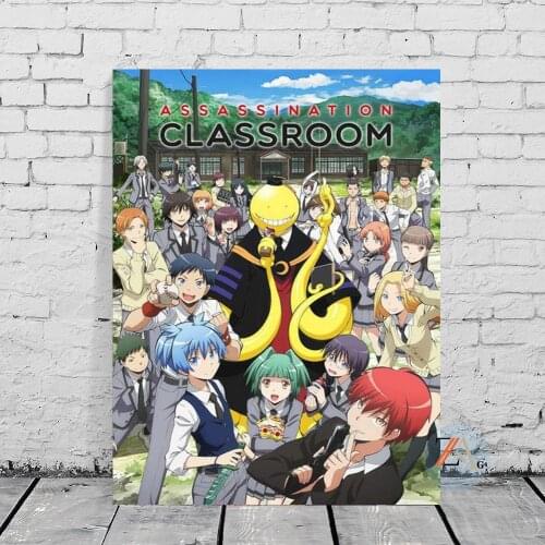 Japanese anime assassination classroom painting classic anime mural poster canvas painting wall hanging home decoration painting