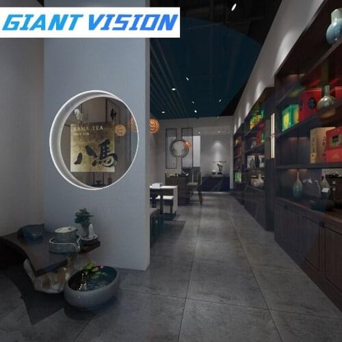 Wholesale Tea Shop 3d Hologam Fan Bluetooth WIFI Novel Holographic Projection Advertising Lights With Music And Video Design