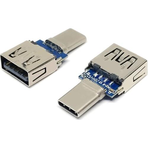 2-10pcs OTG Adapter USB 3.1 Type-C Male To USB 3.0 Female Converter Type C to USB3.0 Converter Plug USB C Connector Accessory