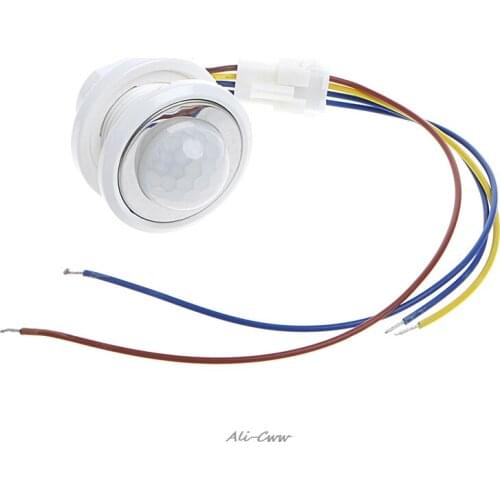 40mm PIR Infrared Ray Motion Sensor Switch Time Delay Adjustable Mode Detector Switching