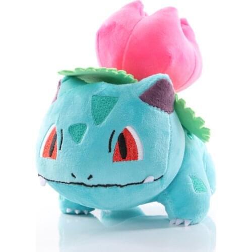 18cm TAKARA TOMY Pokemon Ivysaur Plush Toys Soft Stuffed Animals Toys Doll Gifts for Children Kids