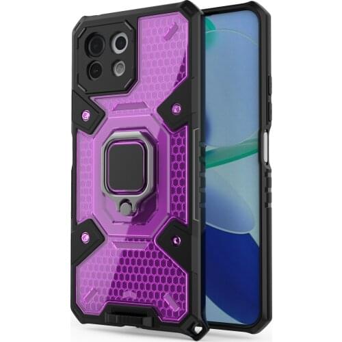 With Phone Strap Anti-knock PC+ TPU Case for Xiaomi Redmi Note 9 10 Pro Max 9S 9A 9C 11 Lite Poco X3 NFC F3 5G M3 Pro Cover