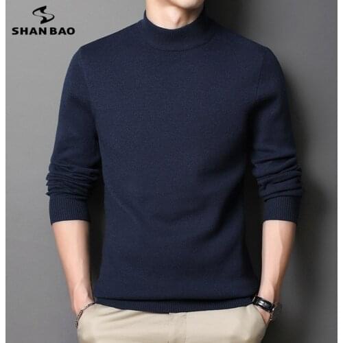 Мужские шерстяные пуловеры SHAN BAO China At AliExpress