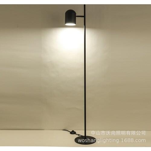 Modern simple creative LED floor lamp engineering hotel guest room floor lamp living room bedroom decorative lamp