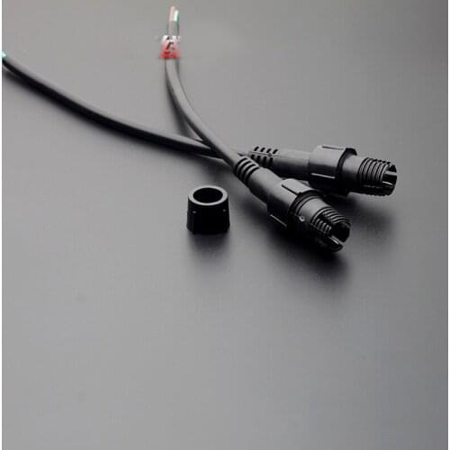 100pcs LED Two Round Pipe Rainbow Wire Line Lamp Special Branch Plug Line Connection LED Lamp