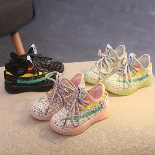 Spring New Children Casual Shoes for Girls Fashion Brand Breathable Sport Shoes Kids Outdoor Sneakers Light Boys Running Shoes