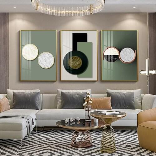 Geometry Abstract Luxury Posters Nordic Canvas Painting Home Decor Wall Art Retro Print Living Room Vintage Minimalist Picture