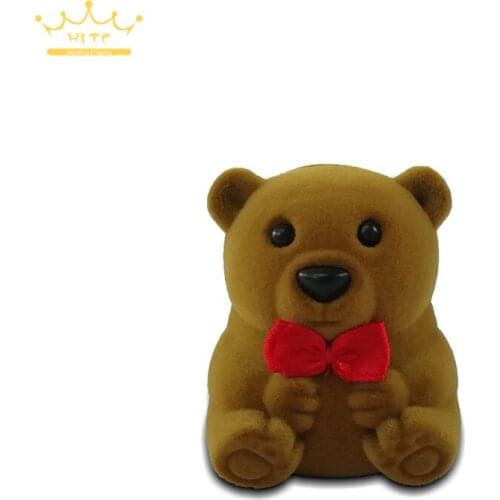 1 piece Creative bear ring box Princess European jewelry storage box necklace box jewelry earrings jewelry box surprise gift