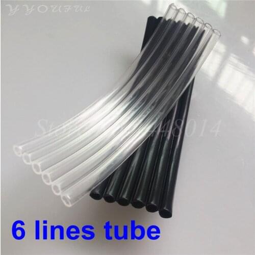 6 Lines Solvent UV printer ink tube 3X2MM for Epson Allwin Mimaki Roland Mutoh ink hose 4X3MM ink supply system pipe 10 meter