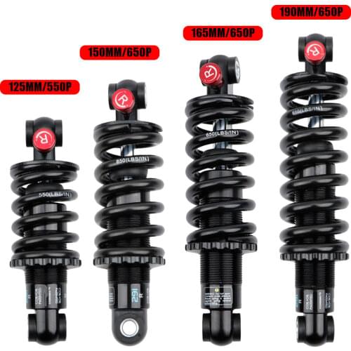Mountain Bike Air Rear Shock Absorber Alloy Adjustable KS MTB 190MM Damping for Cycling Travel EXA 291R Bicycle Accessories