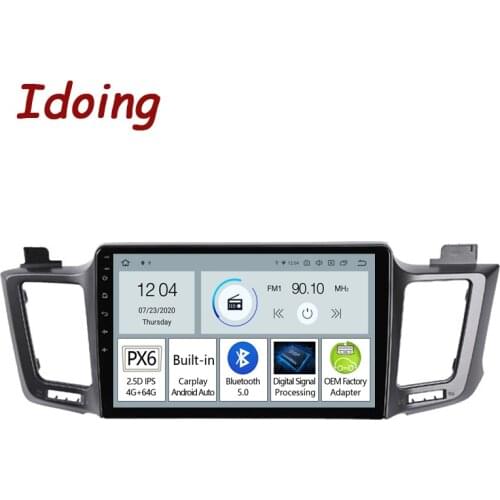 Idoing PX6 Car Android Auto Carplay Radio Player For Toyota RAV4 4 5 XA40 XA50 2013-2018 Head Unit Plug And Play GPS Navigation