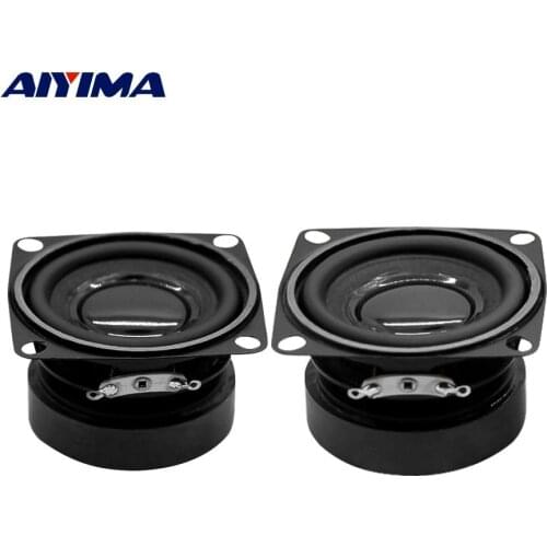AIYIMA 2Pcs 2 Inch Portable Audio Speakers 4 Ohm 5W Mini Woofer Speaker DIY Multimedia Music Loudspeaker For Home Theater