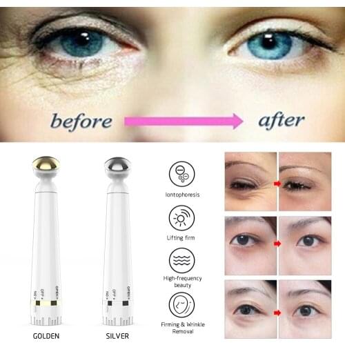 Wholesale Electric Vibration Eye Massager Anti-Ageing Wrinkle Dark Circle Pen Removal Rejuvenation Eye Massager Do Dropshipping