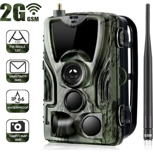 HC-801G Hunting Camera 16MP Trail Camera SMS/MMS/SMTP IP66 Photo Traps 0.3s Trigger Time Night Vision Cellular Hunting Cameras