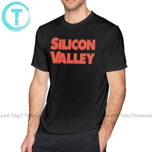 Silicon Valley T Shirt Silicon Valley T-Shirt Classic Plus size Tee Shirt Short-Sleeve Cotton Man Fun Graphic Tshirt