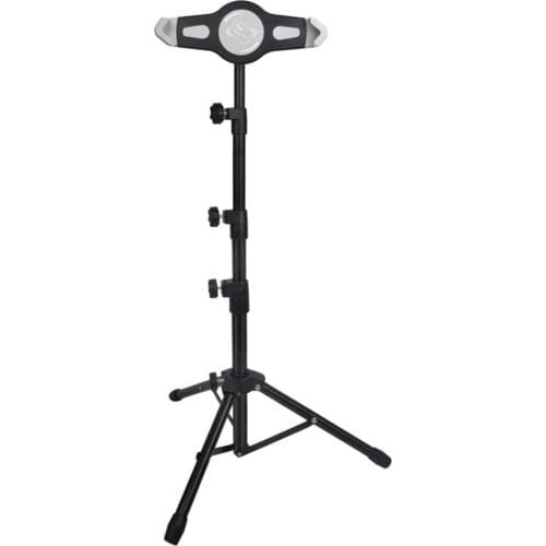 JXY-308 Portable Ergonomic Design Free Rotation Aluminum Alloy Antiskid Metal Tripod Floor Stand For IPad