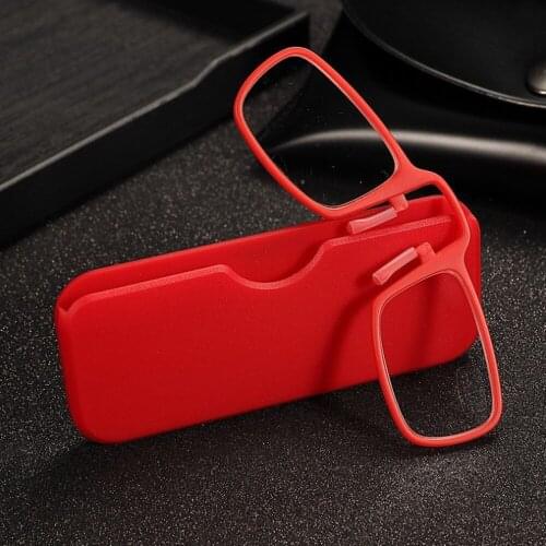 Clip Nose Mini Readers Reading Glasses Men Women Prescription Without Sideburns Pince-nez