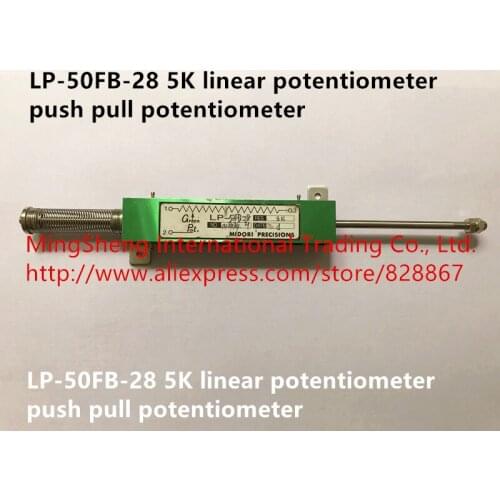 Original new 100% spot stock LP-50FB-28 5K linear potentiometer push pull potentiometer (SWITCH)