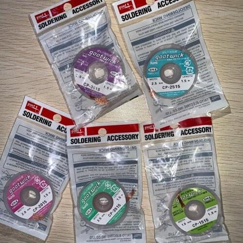 Desoldering Wire BGA Tools Goot Wick Soldering Accessory Braid For Iron Electronic PCB Repair CP-1515 2515 2015 3015 3515