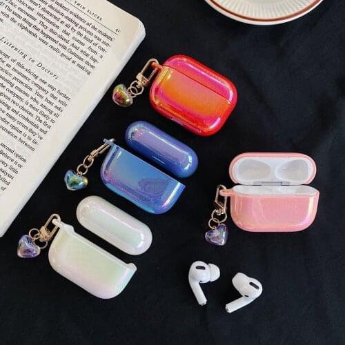 Luxury Earphone Case for Apple Airpods Pro Case Cute Glitter Hard Cover for Apple Air Pods Pro 3 Headphone Earpods Accessories