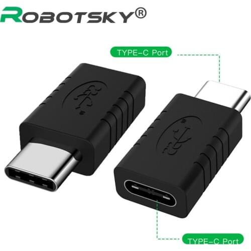 Type C Adapter USB C Male to Female Converter USB-C Type-C Charge Data Sync Adapter Extension Cable for Phone Tablet