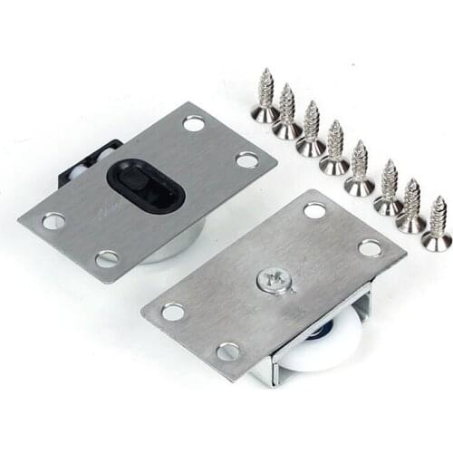 338 wardrobe moving door wheel runner cabinet moving sliding door bottom wheel stainless steel roller bookcase wheel