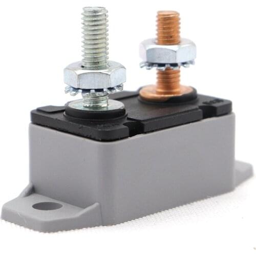 10A 15A 20A 25A 30A 40A 50A Circuit Breaker Fuse Holder Car Truck RV Bus Boat Waterproof with Automatic Reset Fuse Adapter