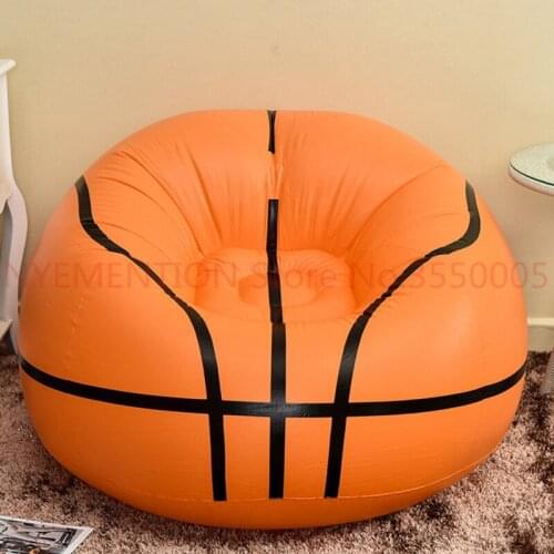 Basketball Inflatable Sofa Air Bean Bag Chair Portable Outdoor Garden Sofa 5pcs