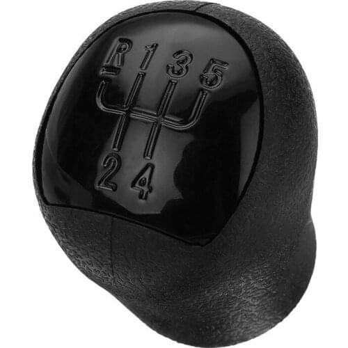 For Renault Clio Twingo Kangoo Laguna Megane Scenic 1pc Black 5 Speed Gear Stick Shift Knob Head Durable Rubber DIY Parts