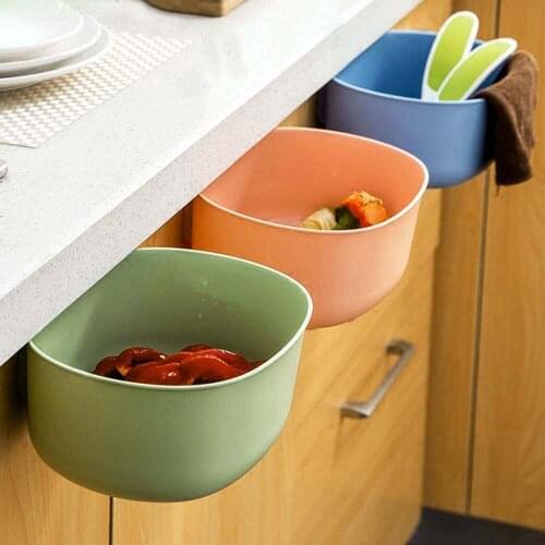Environmental Hanging Kitchen Cabinet Door Trash Rack Style Storage Garbage Boxs Garbage Storage Box Cooking Tools Holder