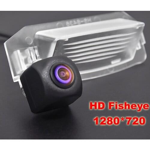 HD 1280*720 Fisheye Car Reversing Rear View Camera For Mitsubishi Outlander II III IV 2006~2019 Night Vision Back Up Parking Cam