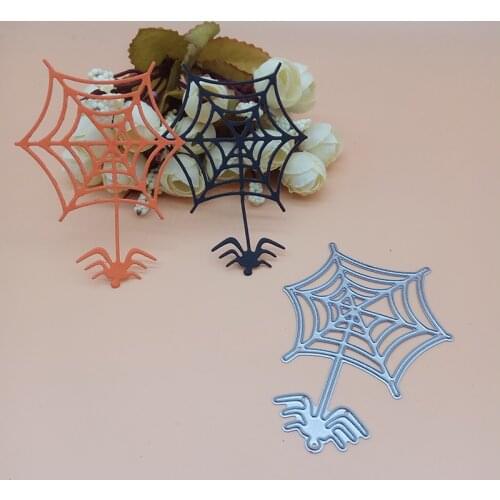 Halloween Spider Cobweb Funny Decor Card Metal Cutting Dies cutter Knife Stencil DIY Scrapbook Paper Photo Craft Template Dies