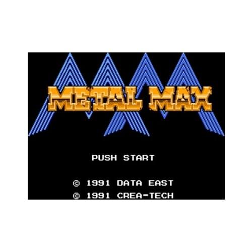 Metal Max Region Free 60 Pin 8Bit Game Card For Subor Game Players