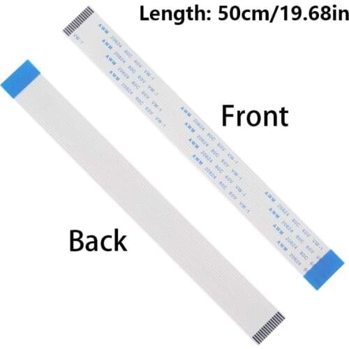 Raspberry Pi Camera Cable FFC Cable Flexible Flat Ribbon Cable 15 Pin 1.0mm Pitch for Raspberry Pi Model A/B/B i 2 Pi 3 3B 50cm
