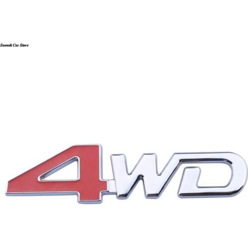 4WD Metal Sticker 3D Chrome Emblem 4X4 Badge Decal Car Styling for Honda CRV Accord Civic Suzuki Grand Vitara Swift SX4 Sticker