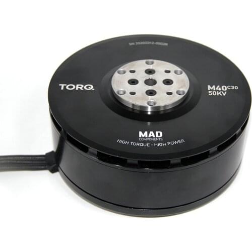 MAD TORQ IPE M40C30 KV50 70KG Thrust Powerful Heavy Lift Waterproof UAV Drone Motor for Multi-copter Drone