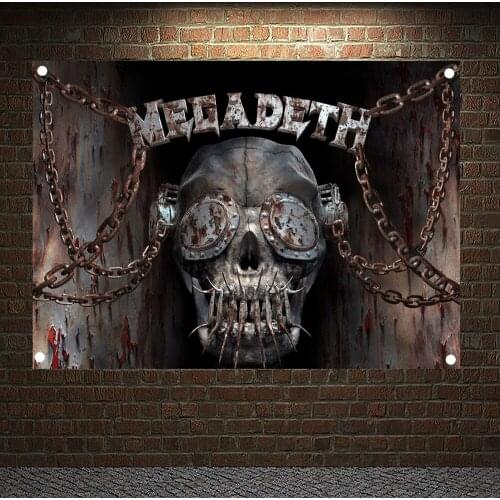 Rock and Roll Stickers Famous Band Posters Wall Hanging HD Printing Art Music Studio Home Decoration Banner & Flag For Gift 4